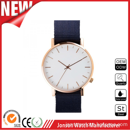 New stylish hot sale watch with stainless steel back 1 atm water resistant quartz watch